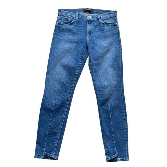 Hudson Jeans Women’s Nico Super Skinny Blue Denim Jeans Size 28 Step Hem - Picture 1 of 10